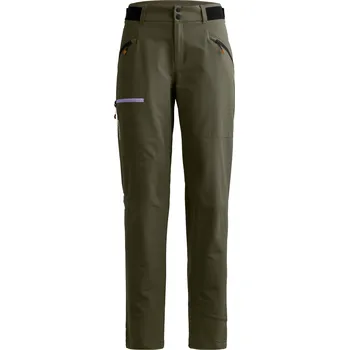 Pánské kalhoty Dámské Kalhoty Ortovox Seceda Softshell Pants Women's Barva: Dark Wild Herbs, Velikost: S