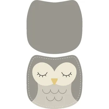 Panel na polštář z fleecu sova