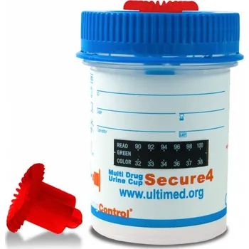 Diagnostický test ulti med products Gmbh SECURE 4 - MULTI DRUG CONTROL URINE CUP
