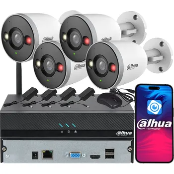 Bezpečnostní kamera Monitorovací systém DAHUA pro 4 kamery 5MPx IPC-F5DP-IL Smart Dual Light Audio