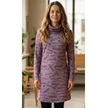 Dámská prodloužená mikina premium ALTISPORT VOJ/ALW067MI06 FIALOVÁ M