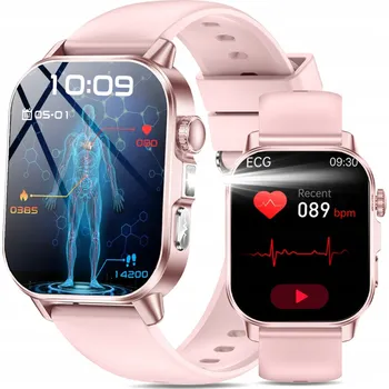 Chytré hodinky Chytré Hodinky EpochTec Chytré Hodinky stříbrné barvy