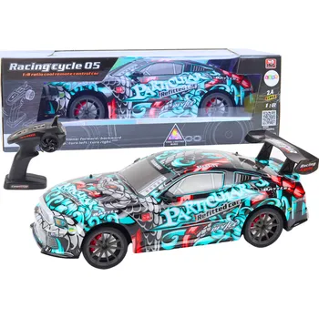 RC model auta Velké sportovní auto na dálkové ovládání RC 1:8 Světla Zvuky Graffiti