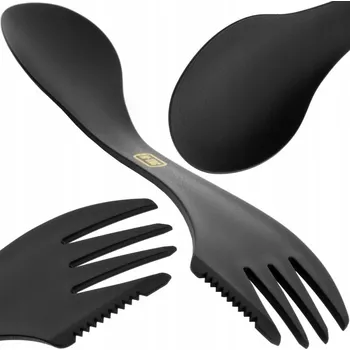 Příbor M-Tac sada příborů 3v1 – lžíce, vidlička, nůž – EDC, survival, kemping, spork