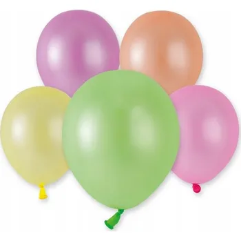 Balónek Balónky na girlandy 5" neonové fluor mix barev 100 Ks Gemar 081 13cm