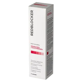 Pleťový krém Redblocker noční krém na vlásečnicovou pleť, 50 ml