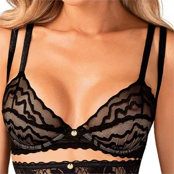 Dámské spodní prádlo Podprsenka polovyztužená Obsessive Arienna vel. XS/S černá