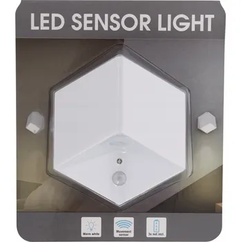 Nástěnné svítidlo Nástěnné světlo se senzorem, bílé