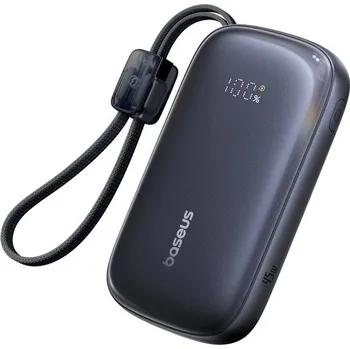 Powerbanka Baseus EnerFill FC21 powerbanka 20 000 mAh 45 W s LCD a odpojitelným kabelem černá (E0027P00)