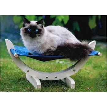 Obraz Houpací síť Home Accents vícebarevná obdélníková 57,5 cm x 57,5 cm