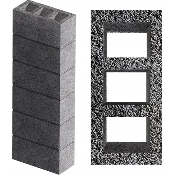 Komín Ventilační komín 9 m W3 52x24x24 komínový systém ventilace garáže 3 kanály