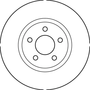 Brzdový kotouč TRW DF4874S Brzdový kotouč
