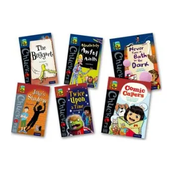 Učebnice Oxford Reading Tree TreeTops Chucklers: Oxford Levels 14-15: Pack of 6 – John Dougherty,Chris Powling,Laura Anderson,Robin Boyden,Claire O'Brien,Ros Asquith,Catherine Baker (EN)