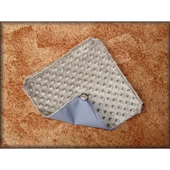 HAMAKA šedá + hnědošedý minky puntík