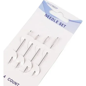 Jehly pro ruční šití hrubších materiálů - nikl