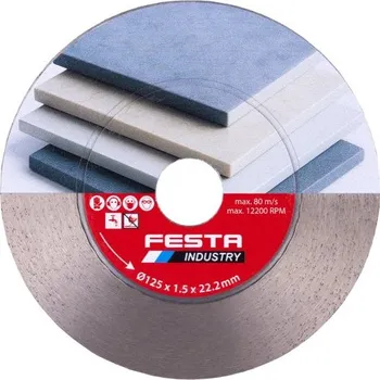 Řezný kotouč Kotouč diamantový FESTA INDUSTRY řezný/brusný 125x1,5x22.2mm