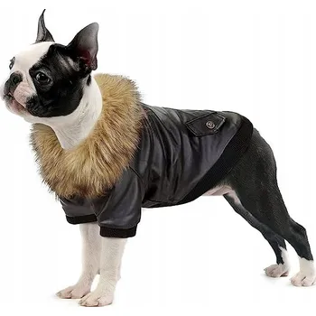 Obleček pro psa BUNDA PRO PSA kožíšek pro psa NAMSAN vel L bunda S KOŽÍŠKEM