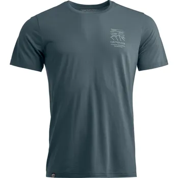 Pánské tričko Pánské Tričko Ortovox 150 Cool Mtn Mission T-shirt Men's Barva: Dark Arctic Grey, Velikost: S
