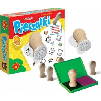 Dětské razítko RAZÍTKA PRO VÝUKU, SADY RAZÍTEK PRO DĚTI + SAMOLEPKY ALEX – SKVĚLÁ SADA