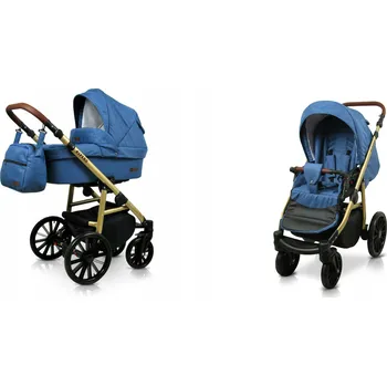 Kočárek Dětský kočárek 2v1 BabyLux Aspero ALU - hluboký kočárek a sportovní verze