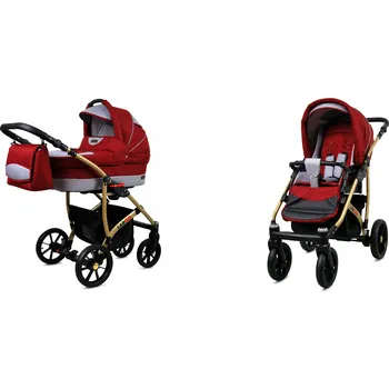 Kočárek Dětský kočárek 2v1 BabyLux LARGO – sporťák a hluboká korba, lehký, s taškou