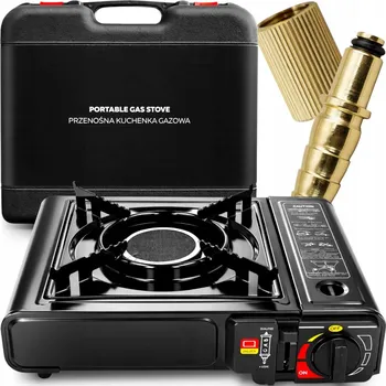 Turistický vařič Přenosný plynový vařič Turistický vařič do kempu hliníkové pouzdro