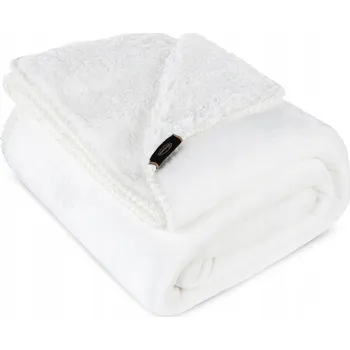 Prostěradlo Deka Eurofirany polyester 170 cm x 210 cm bílá