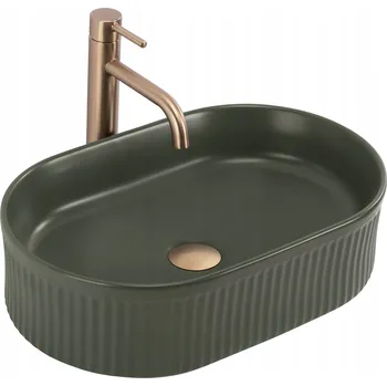 REA UMYVADLO VANDA OLIVE MATT - NA DESKU
