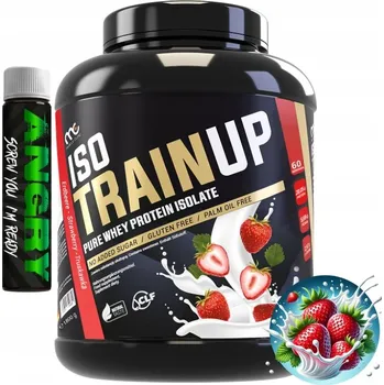 Protein Proteinový izolát WPI Muscle Clinic prášek 1800 g jahoda bez cukru