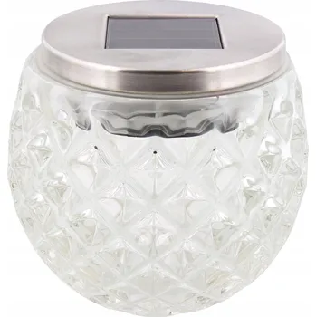 Venkovní osvětlení Solární lampa zapichovací Solar stříbrná 10 cm 1 ks