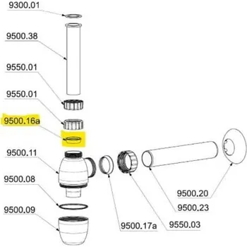 Sifon kónic.těsnění 32 pro sifon E560