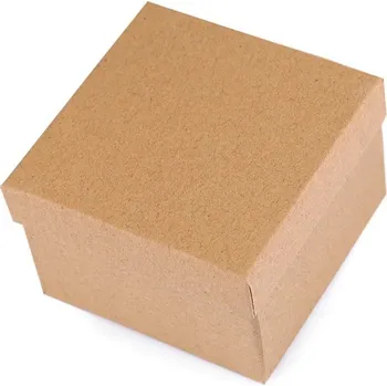 Box na hodinky Krabička na hodinky 9x9 cm, barva hnědá přírodní