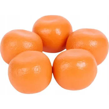 umělá květina UMĚLÁ Mandarinka ovoce realistická imitace dekorace ozdoba 5 KS