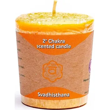 Svíčka Kokosová vonná svíčka Svadhisthana Yogi Yogini Naturals 1 ks