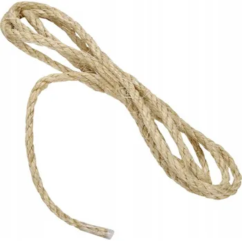 Lany Sizalové lano 15 m, 6 mm – odolné přírodní lano z agáve