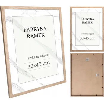 Rám na obraz Rámeček na fotografie 30x45 rámečky foto rám hnědý