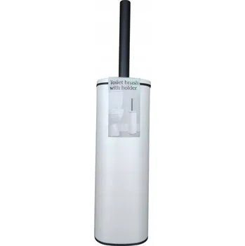 WC štětka Elegantní WC štětka s držákem do koupelny BÍLÁ luxusní 24
