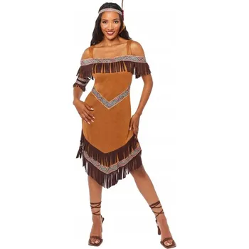 Karnevalový kostým KOSTÝM DÁMSKÝ INDIÁNKA INDIÁNKY PRINCEZNA PŘEVLEK KARNEVAL S