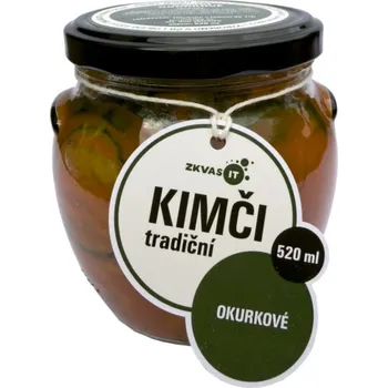 konzervovaná zelenina ZKVAS.IT Kimchi okurkové 520ml
