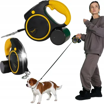 Vodítko pro psa Vodítko Wobell páska 5 m