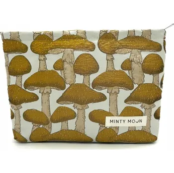 Kabelka Zlatá dámská kosmetická taška cestovní organizér Minty Moon