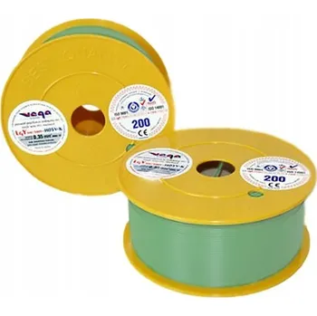 elektrický kabel Kabel LGY/H05V-K 0,35 mm2 200 m Světle zelený