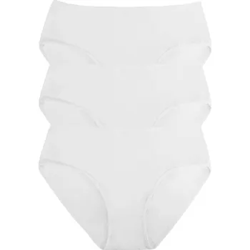 Kalhotky Blaze Plus Size bambusové kalhotky - 3 ks 7XL bílá