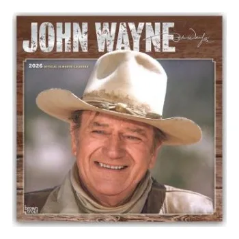 Diář John Wayne 2026 - 16-Monatskalender (EN)