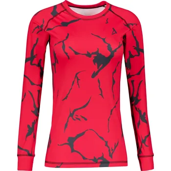 Dámské termoprádlo Dámské funkční termo triko s dlouhým rukávem premium ALTISPORT VOJ/ALW052TER01 ČERVENÁ S