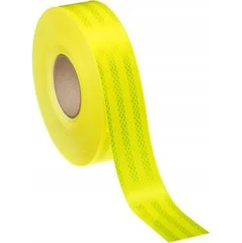Konturovací reflexní fluorescenční páska 3M 983-23ES zeleno-žlutá 1 m