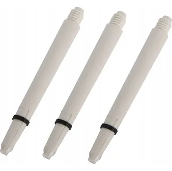 Příslušenství pro šipky Násadky Shafty Bulls Shaft Medium 48 mm BÍLÉ 3 ks