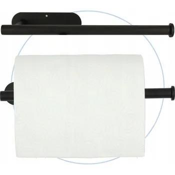 Věšák Háček na hmoždinky qlka černý