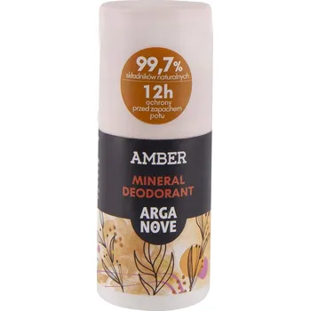 Arganove Minerální deodorant s bio arganovým olejem - Ałunový (kamenec) - Amber Roll On 50 ml