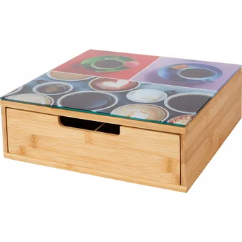 Dóza na potraviny ZÁSOBNÍK S ZÁSUVKOU NA KÁVU A ČAJ